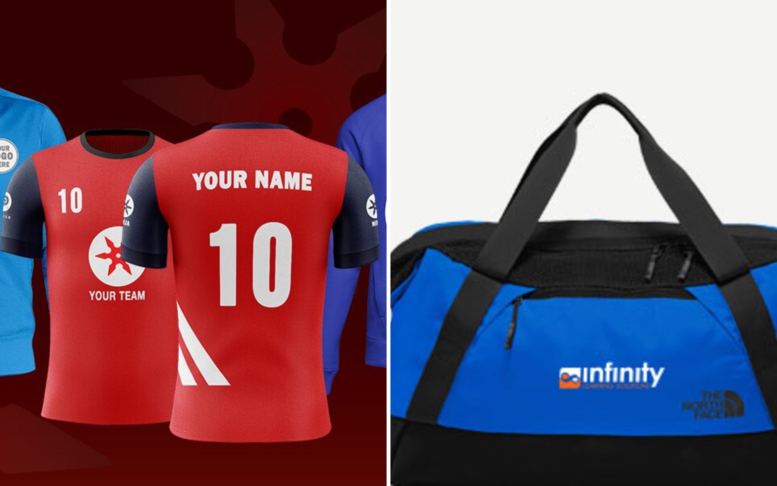 Promotional products examples from Ninja Stitch