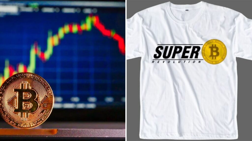 Cryptocurrency shirts by Ninja Stitch in Los Angeles