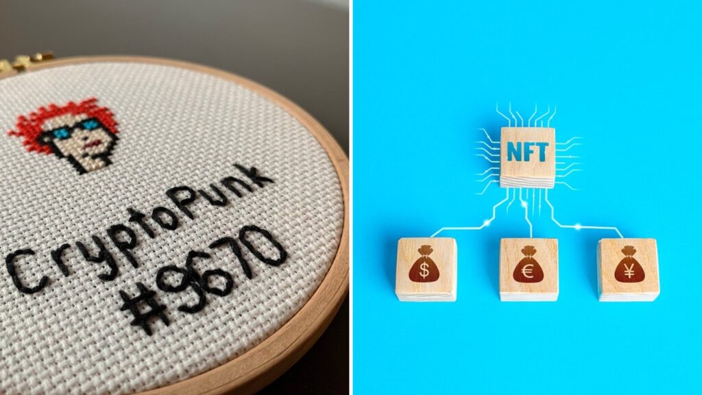 Custom NFT embroidery by Ninja Stitch in Los Angeles