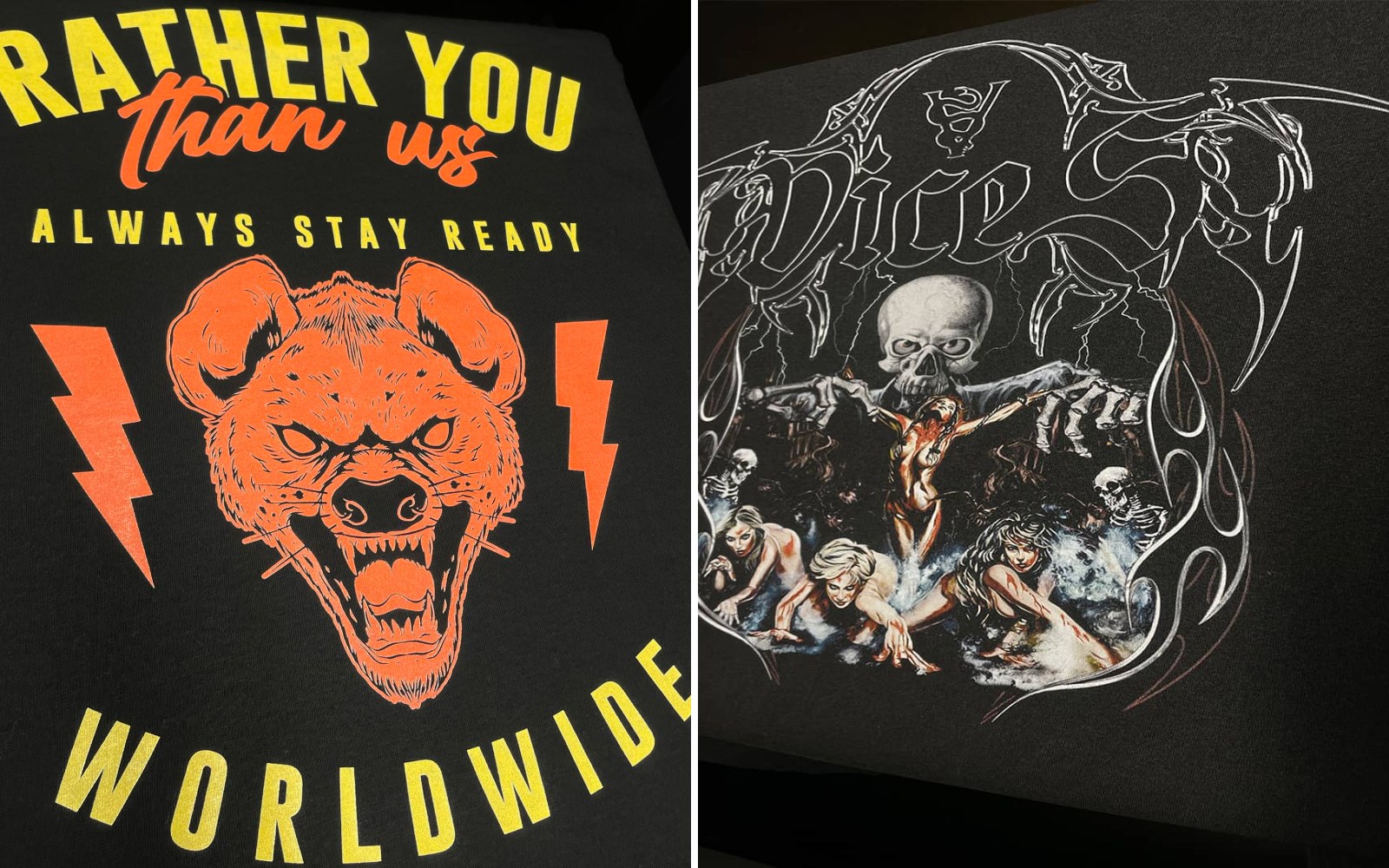 DTG printing in Los Angeles examples from Ninja Stitch