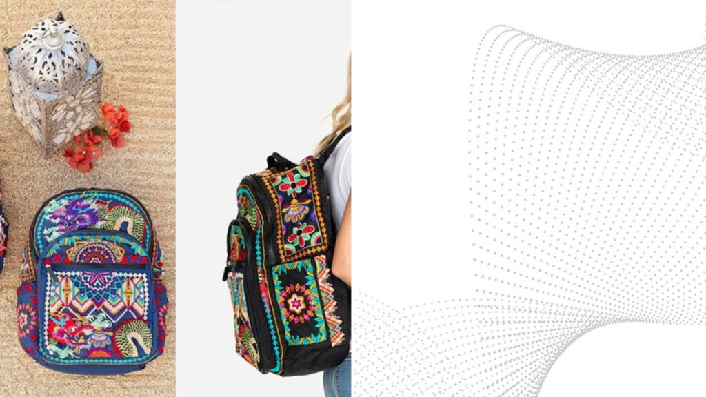 Custom embroidered backpacks by Ninja Stitch in Los Angeles