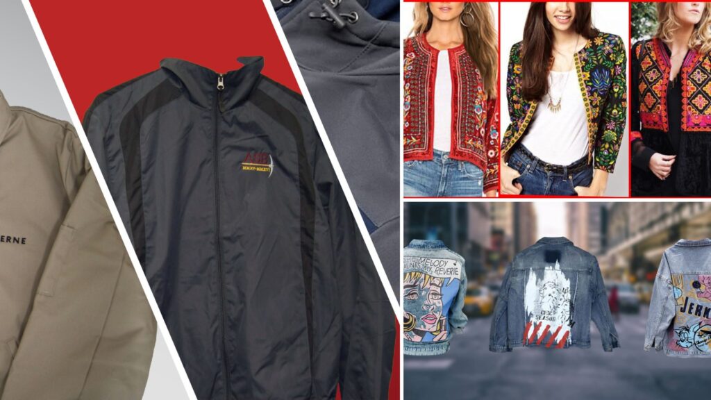 Custom embroidered jackets by Ninja Stitch in Los Angeles