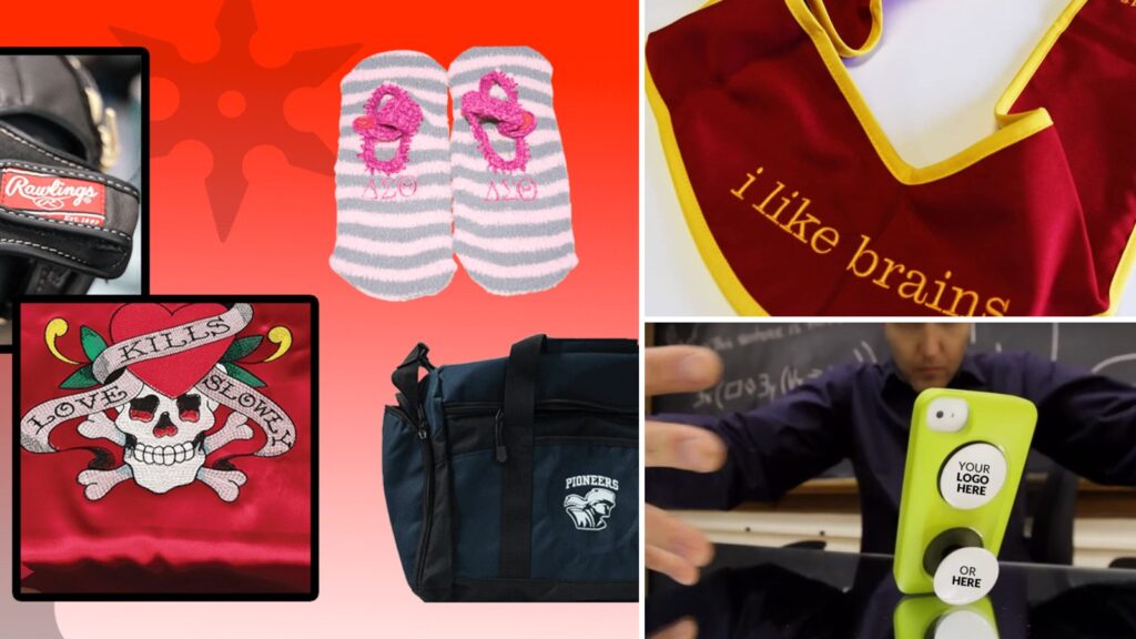 Personalized promotional items by Ninja Stitch in Los Angeles