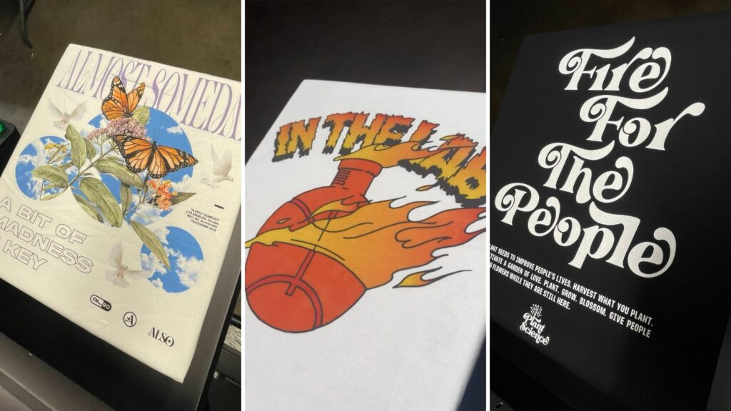 Custom design shirts by Ninja Stitch in Los Angeles