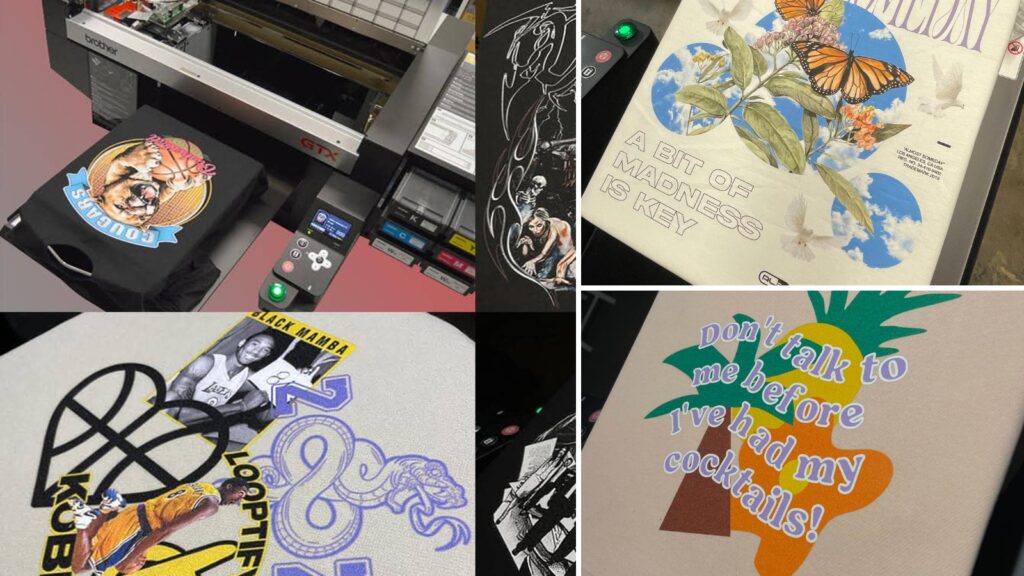 Rush DTG printing by Ninja Stitch in Los Angeles