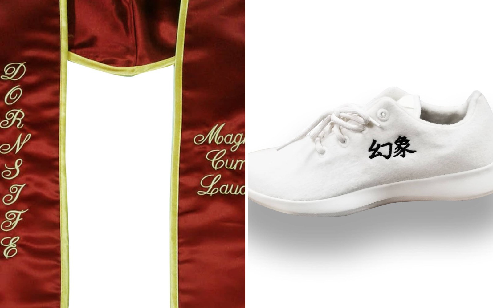 Personalized embroidered gifts examples from Ninja Stitch
