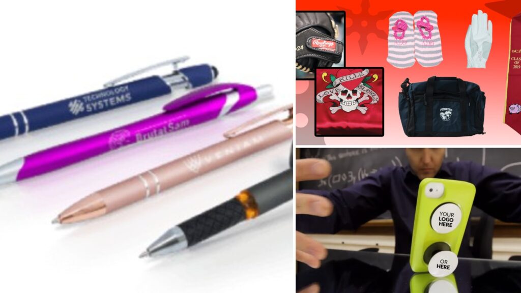 Custom logo pens and promotional items by Ninja Stitch in Los Angeles