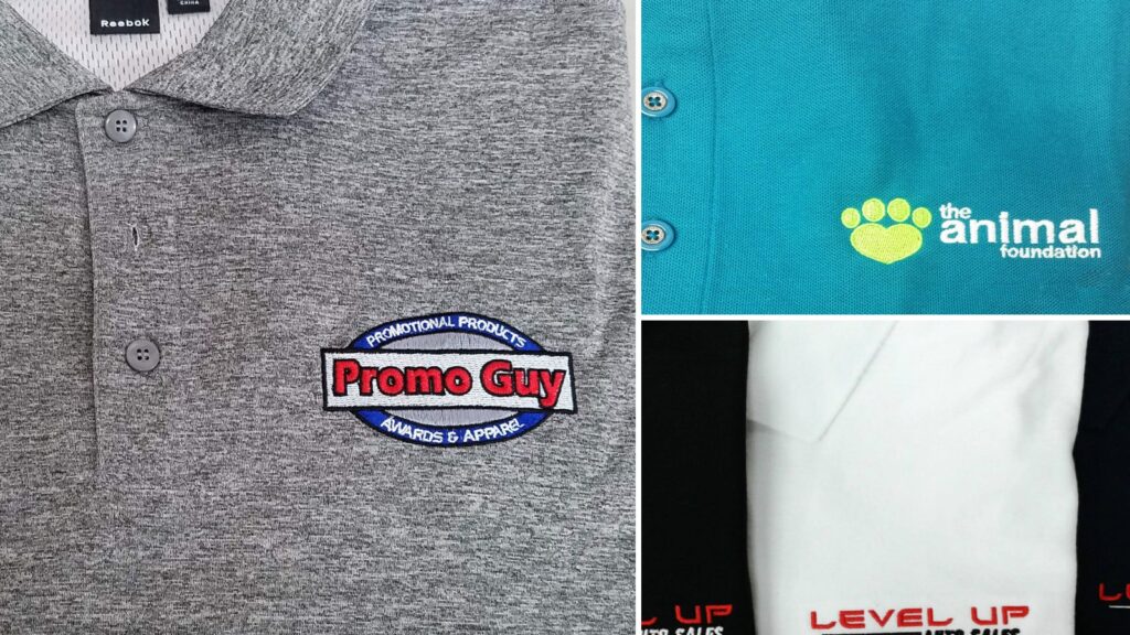 Branded polo shirts by Ninja Stitch in Los Angeles