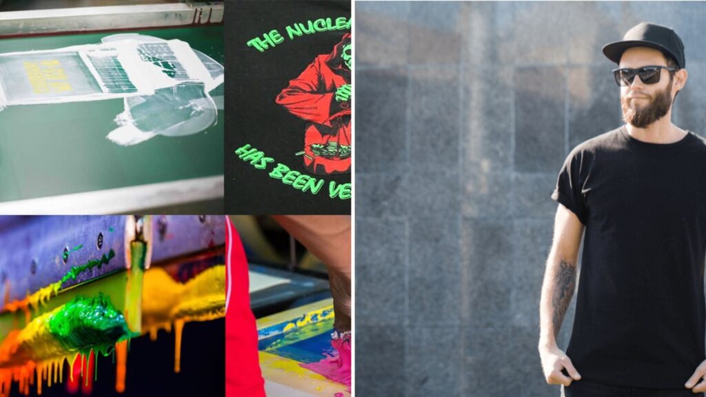 Screen printing t-shirts by Ninja Stitch in Los Angeles