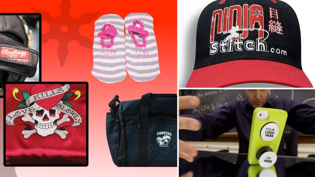 Customized products by Ninja Stitch in Los Angeles