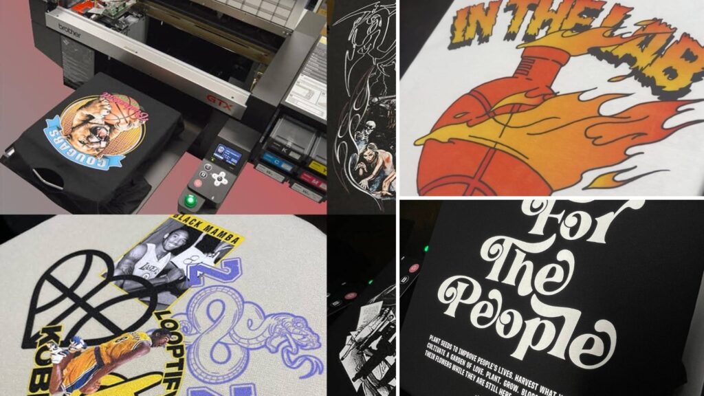 DTG printing by Ninja Stitch in Los Angeles